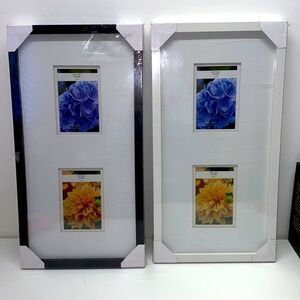 🔥2 pack picture frame 4x6 New white & Black